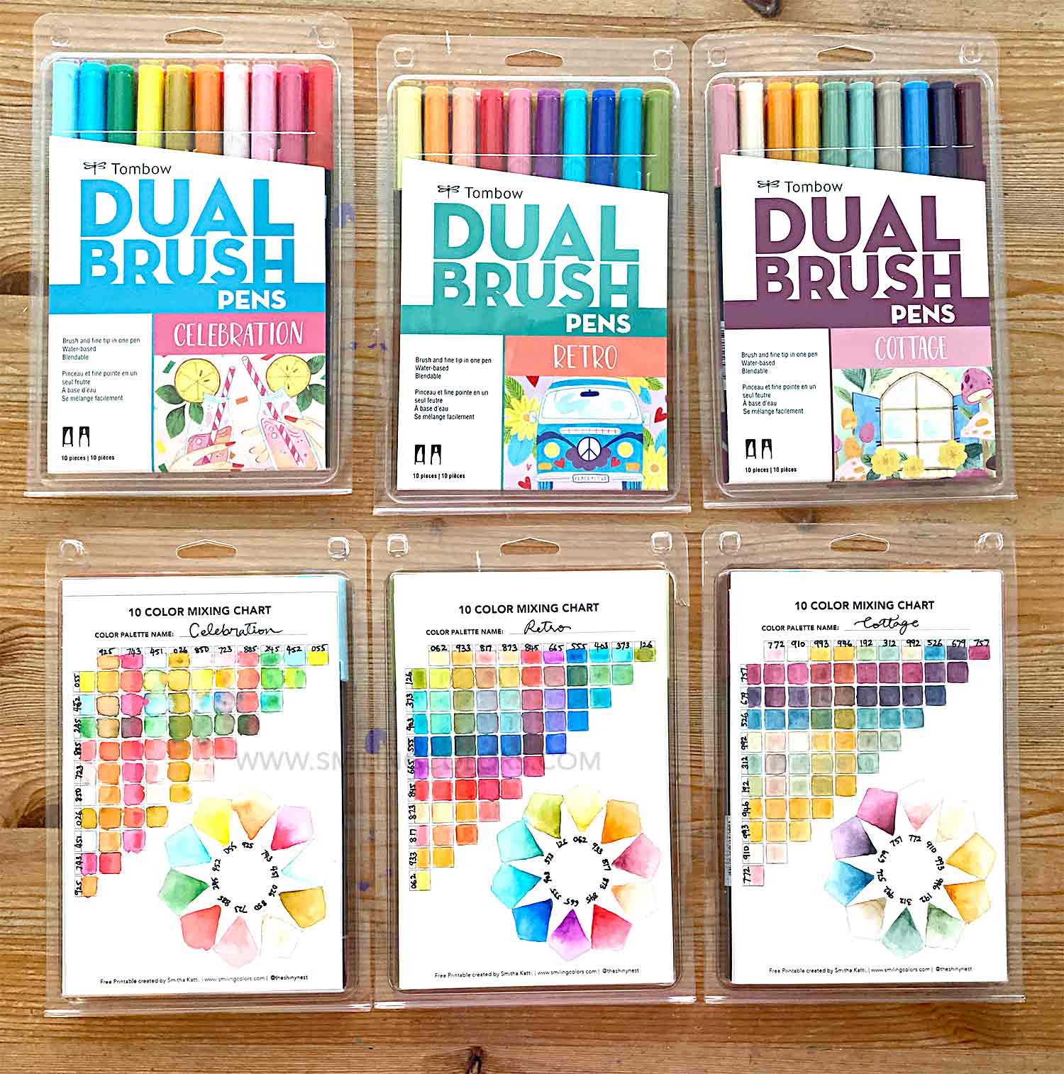 creating color swatches for your Dual Brush Pens