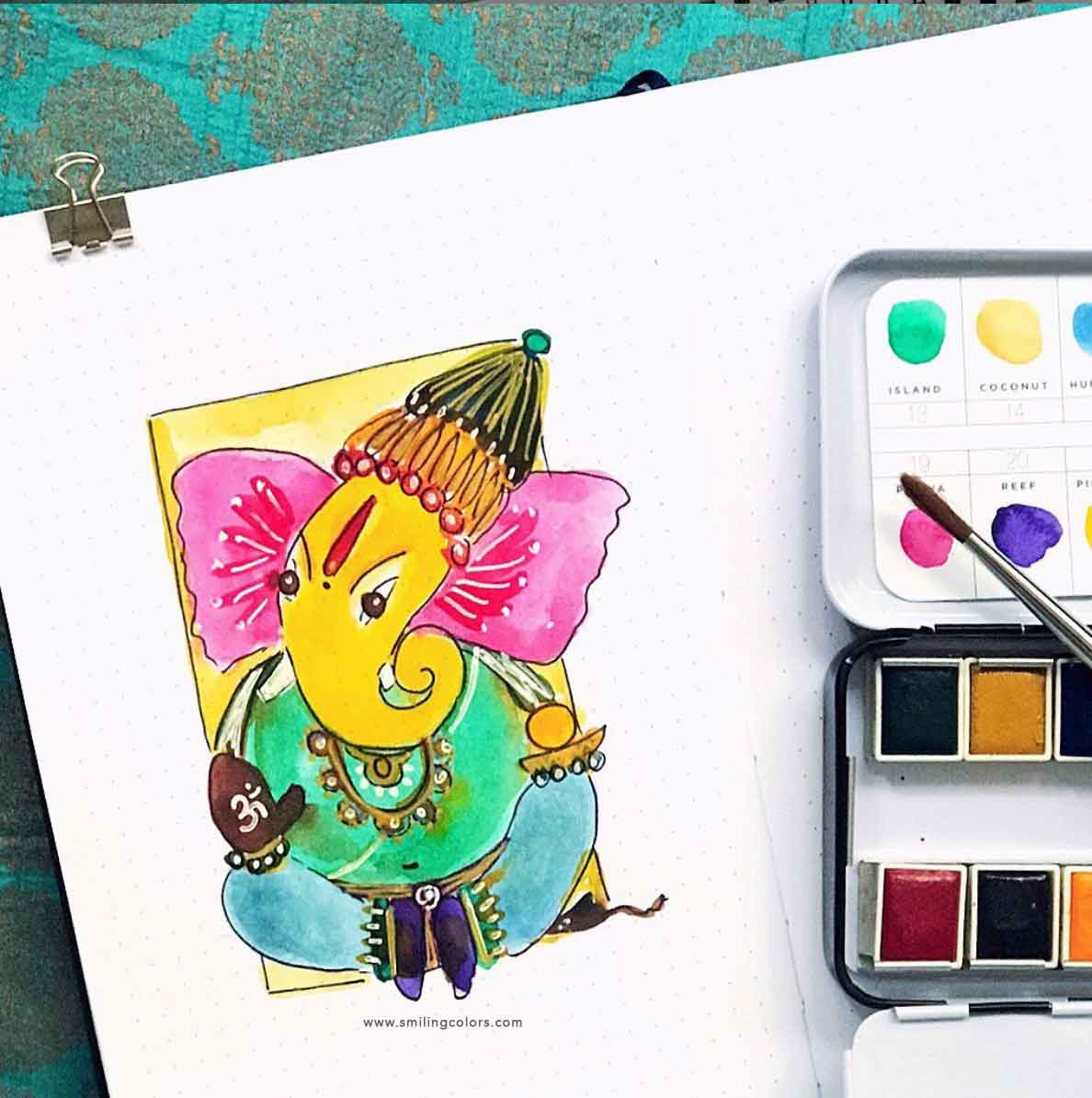 watercolor-ganesha-by-smitha-katti