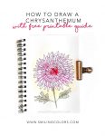 How-to-draw-a-chrysanthemum-Smtiha-Katti