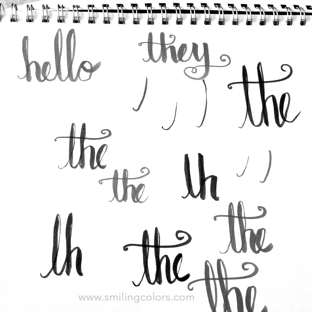 first-few-attempts lettering