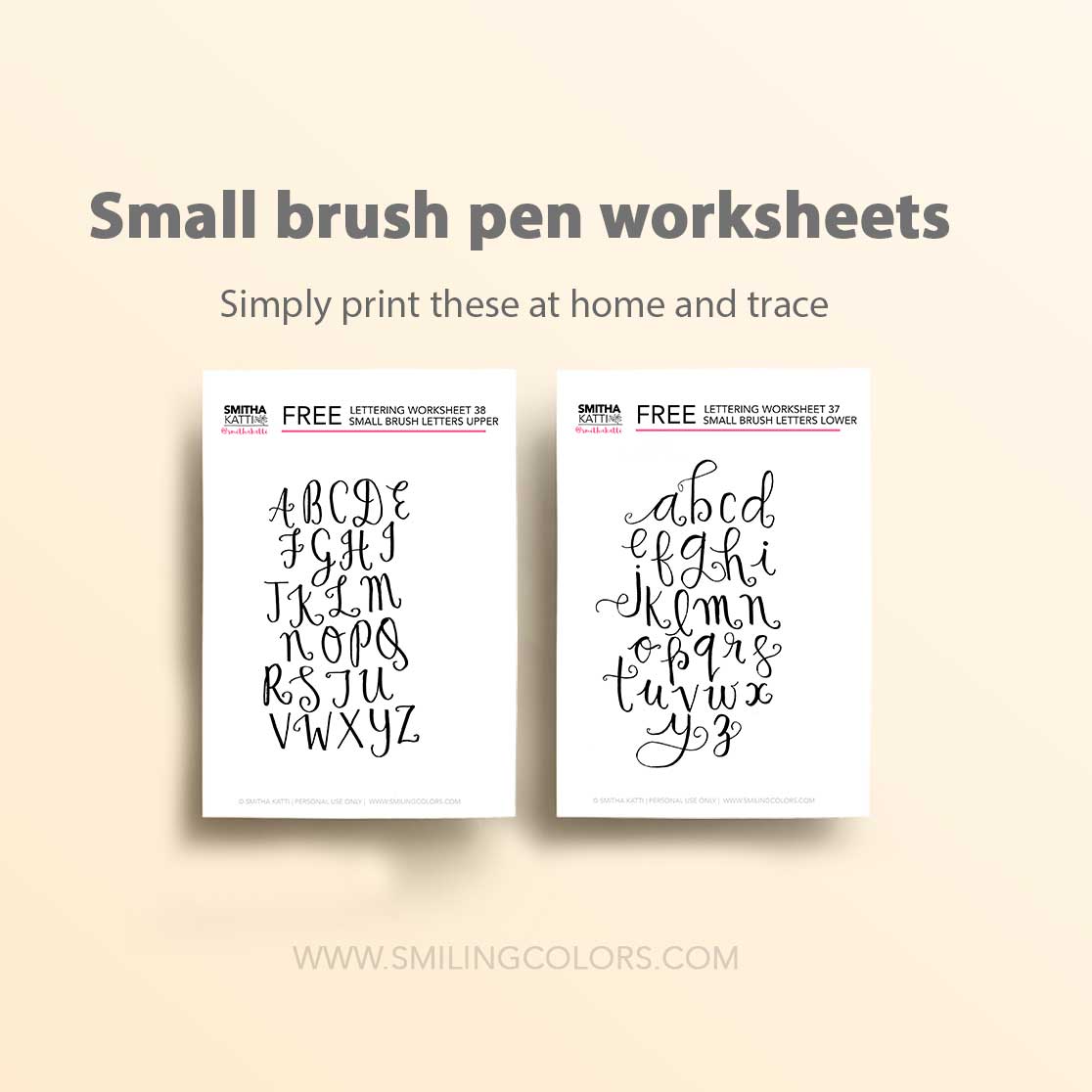 small-brush-pen-worksheets