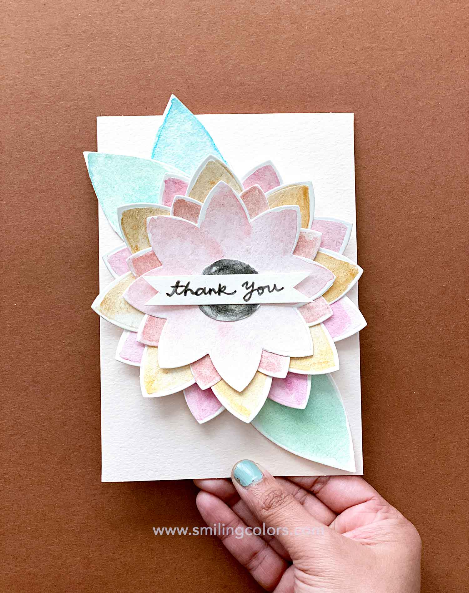 DIY floral card