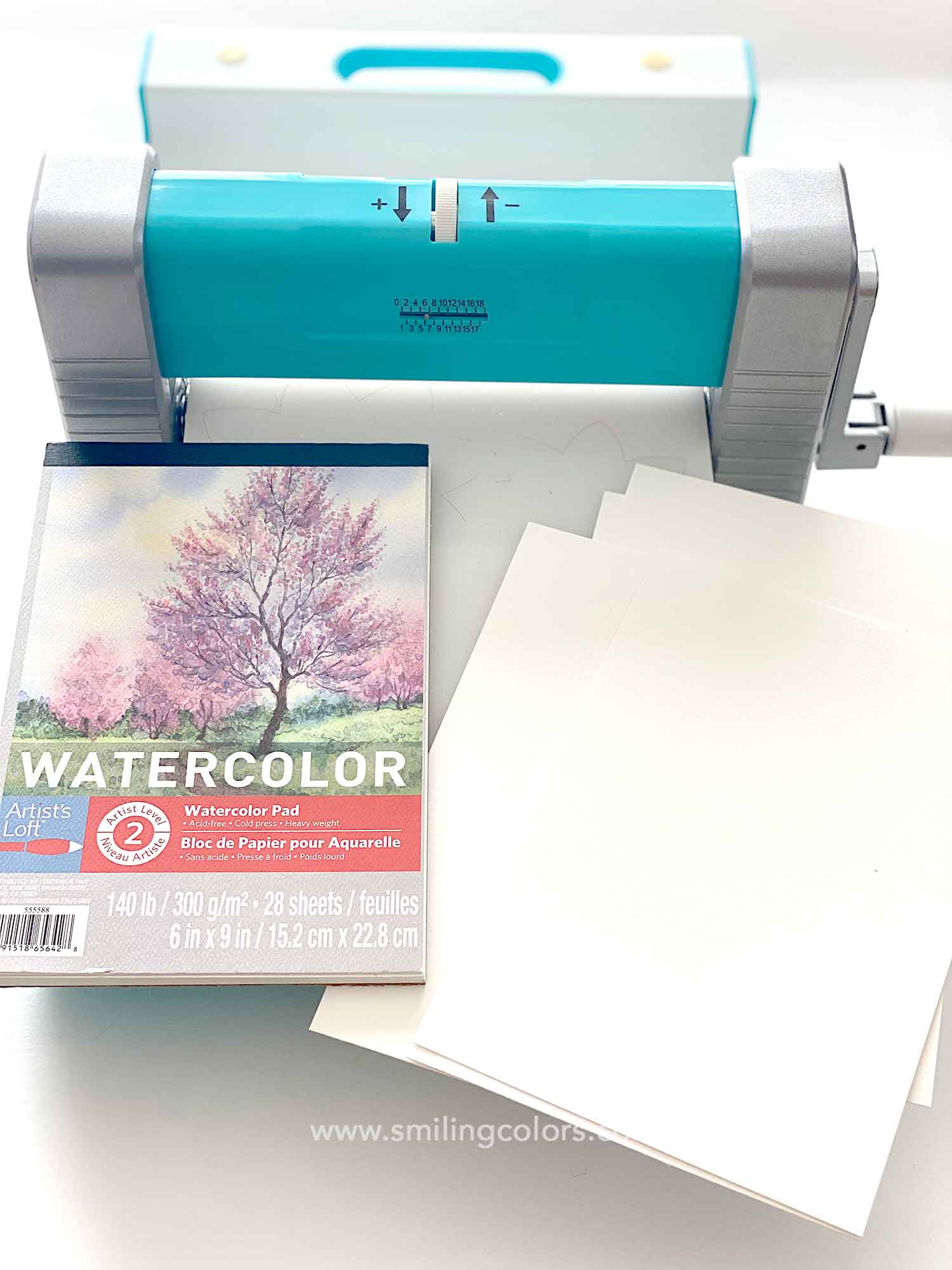 How to die cut Watercolor Paper