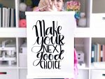 DIY quote wall art