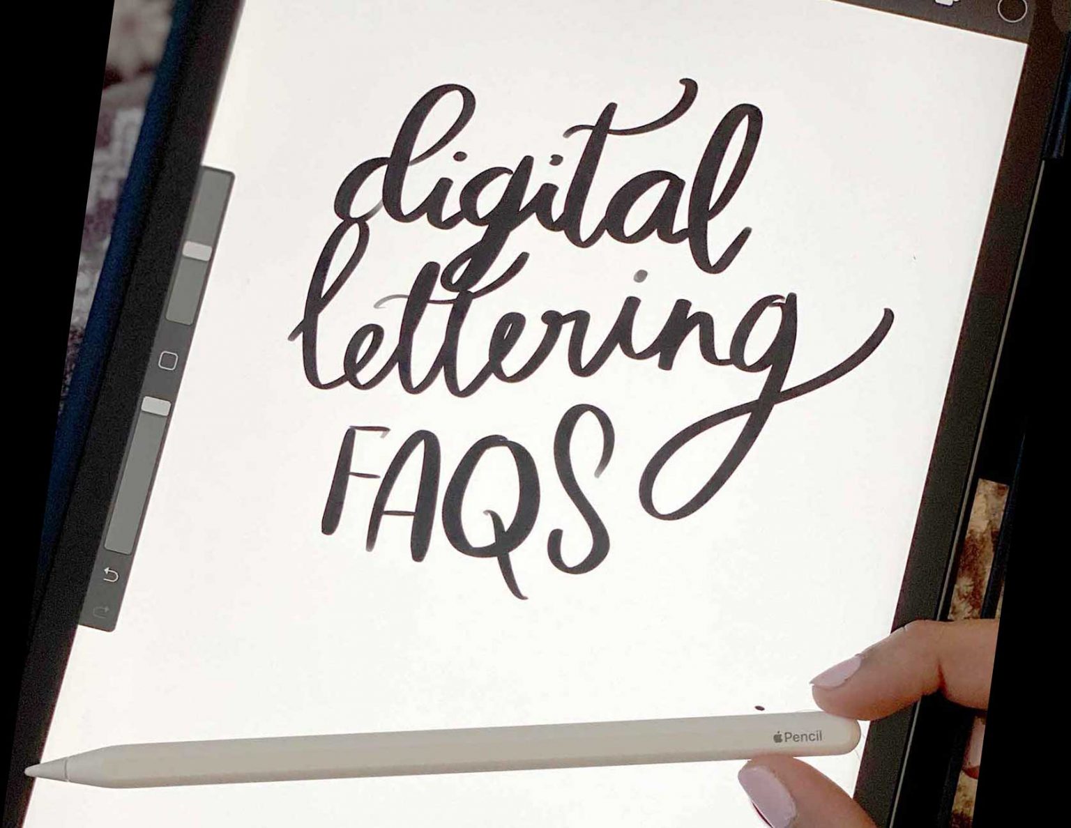 Simple hand lettering Tutorial in 5 easy steps! - Smiling Colors