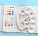 Dollar tree watercolor paint color swatch