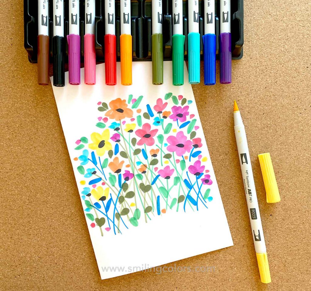 flower doodle ABT Pro Smitha Katti