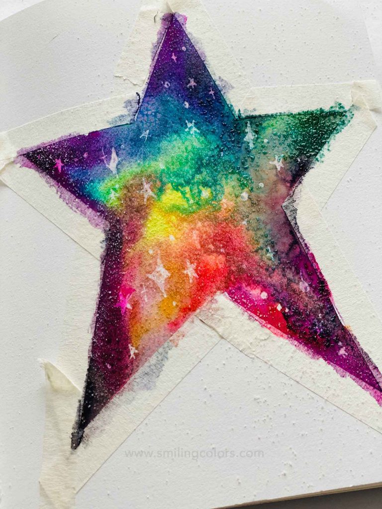 how to paint a galaxy