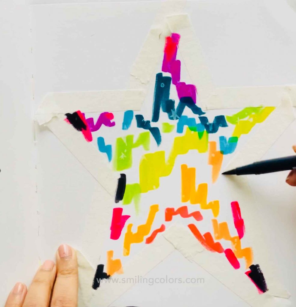 water brush coloring