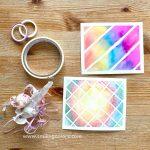 Tape resist painting