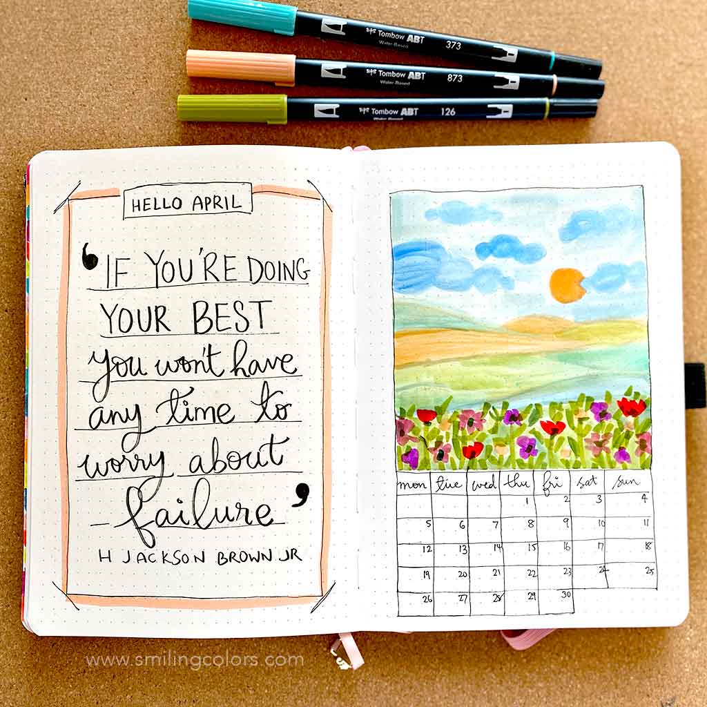 easy landscape drawing tutorial