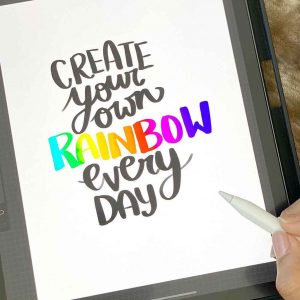 Procreate Hand lettering