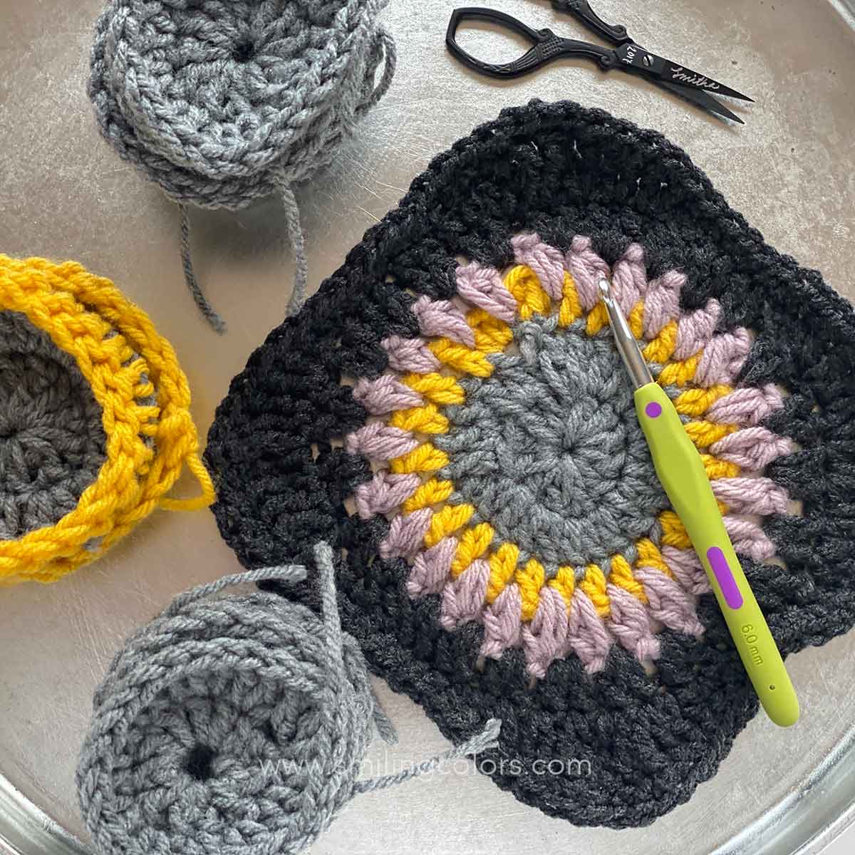 granny crochet square