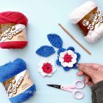 crochet flower pattern free