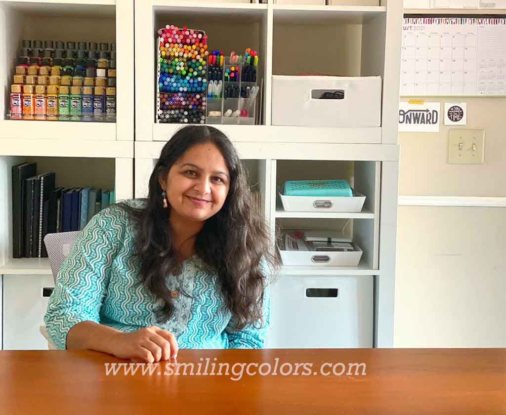 organize art supplies smitha katti