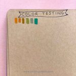color testing kraft paper archer olive