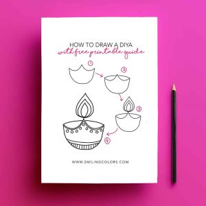 How-to-draw-a-diya-or-deepa