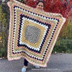 Ogo yarn Center Start crochet blanket