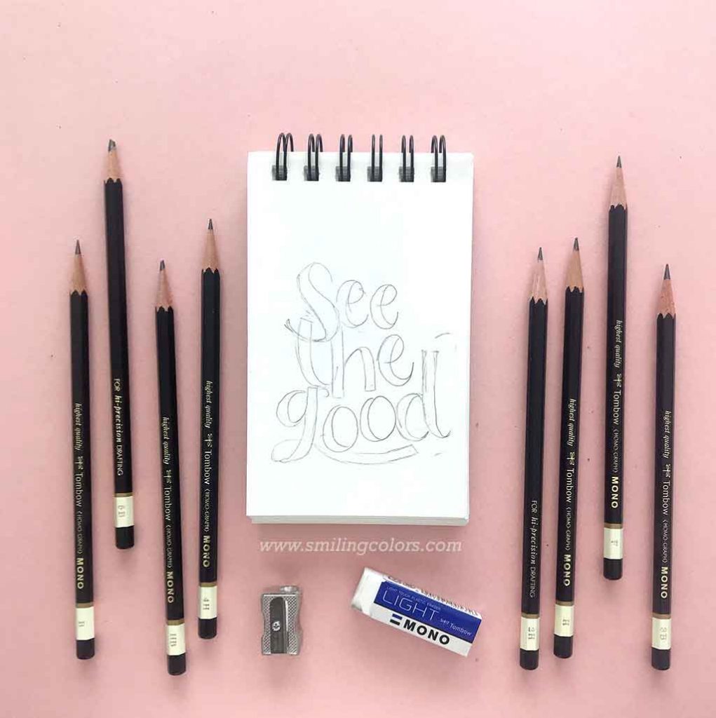 pencil-faux-lettering