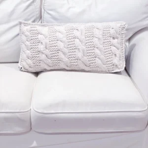 Smiling Colors how to Knit cables Pillow