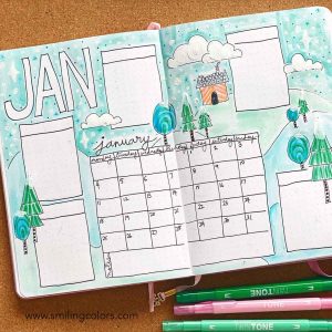 50+ Creative Bullet Journal Page Ideas That Are Easy! - Smiling Colors