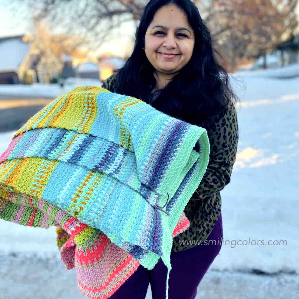 My temperature blanket mistakes and fixes
