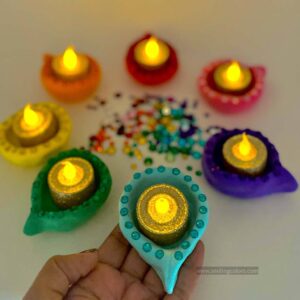 diwali diya making for kids