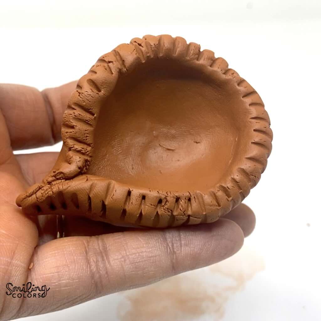 how to make clay diya