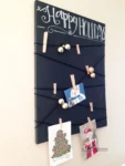 diy holiday card display Smiling Colors