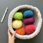 Smiling Colors Crochet Basket Pattern