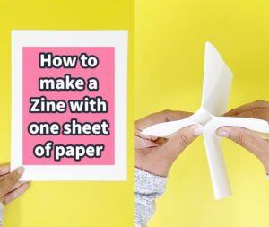 how to make a zine booklet