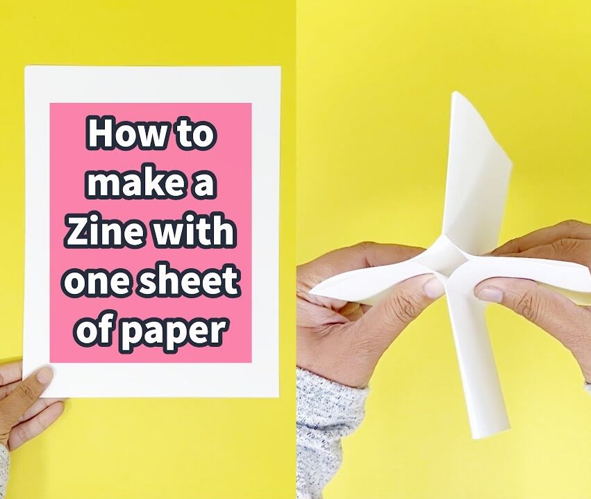 how to make a zine booklet