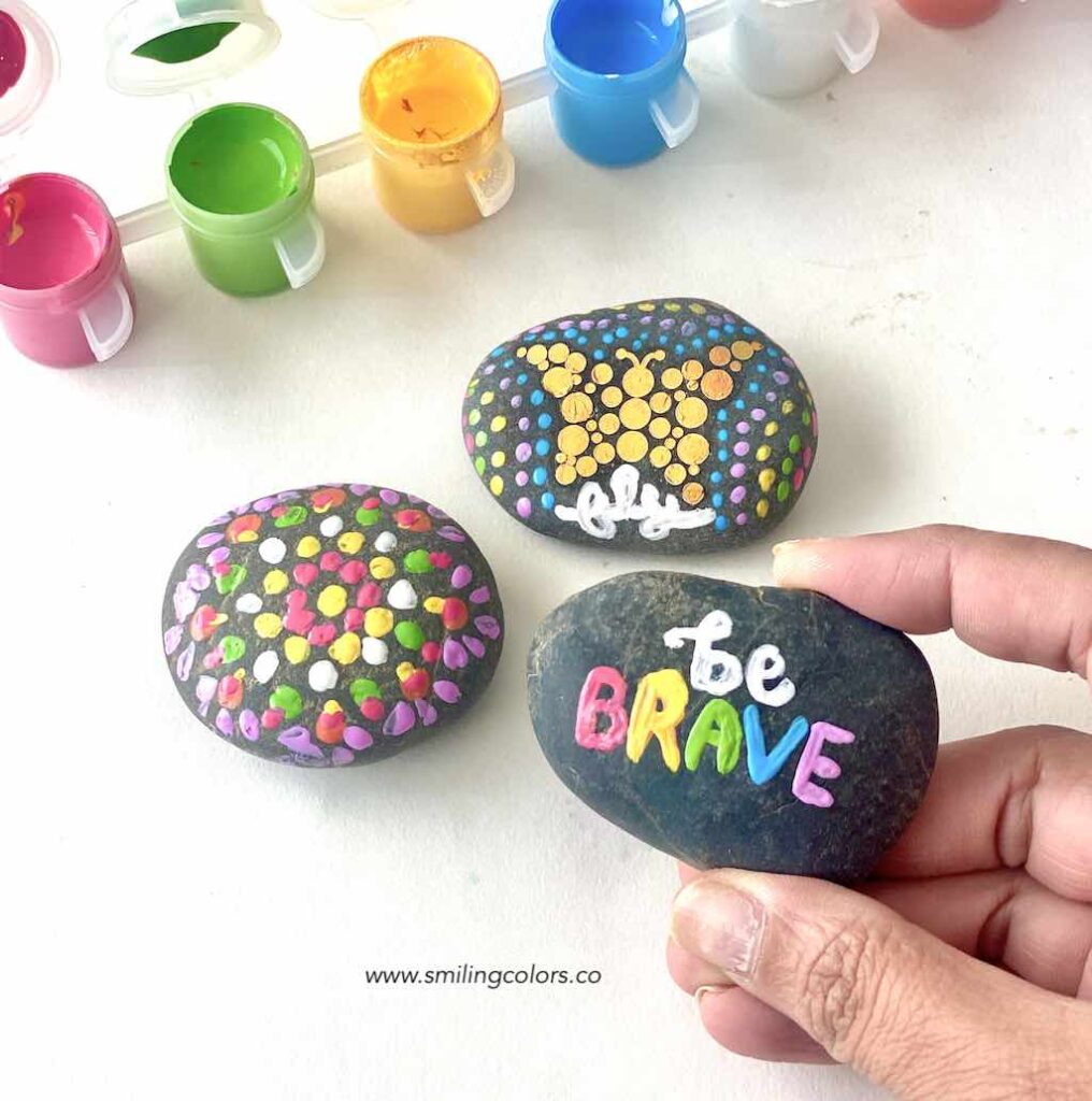 Rock Painting with kids