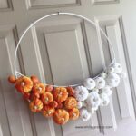 Smiling Colors pumpkin wreath