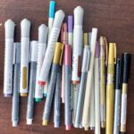 smiling colors metallic pens