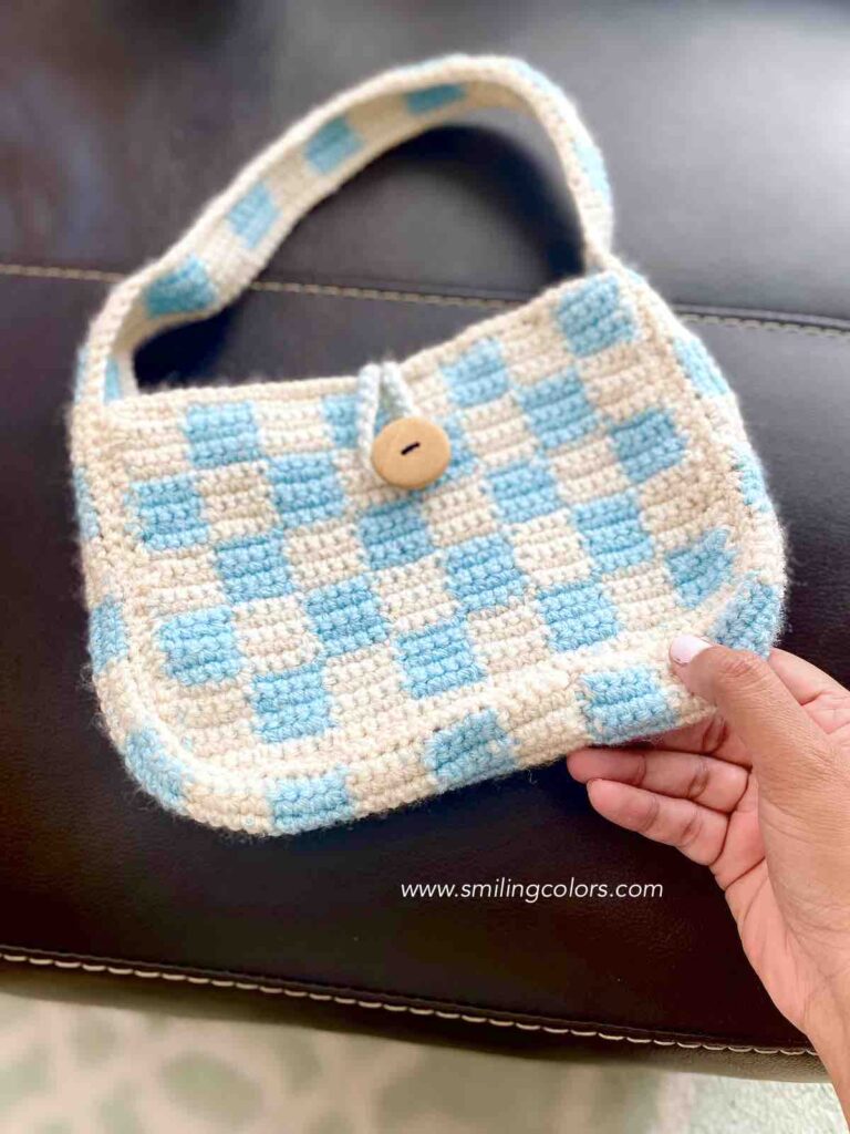 Checkerboard Bag crochet