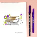 How to draw a book tutorial