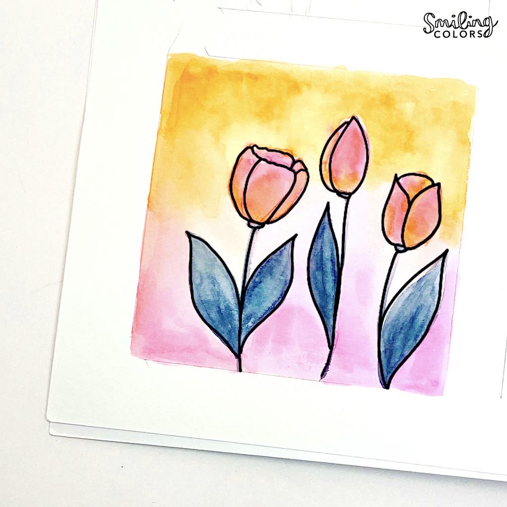 tulip drawing ideas