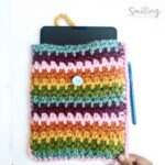 free crochet tablet case pattern