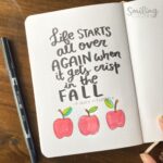 fall apple drawing