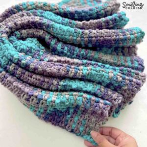bernat softee chunky planned pooling blanket