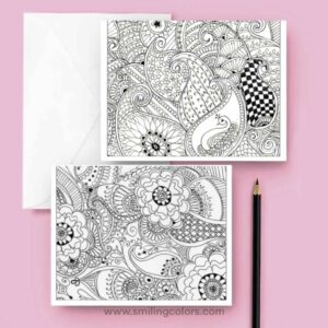 Free Printable Paisley Cards