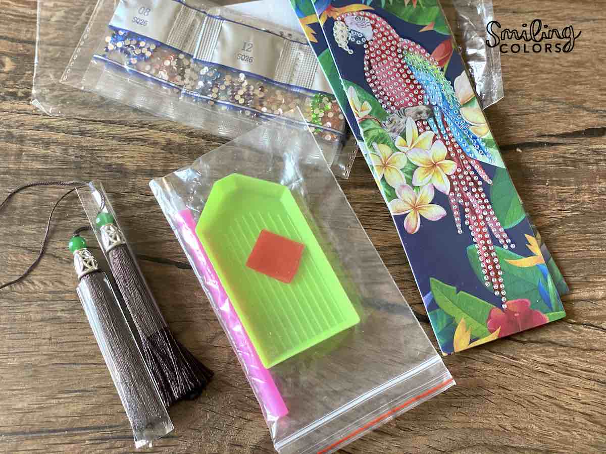 diamond art bookmark kit