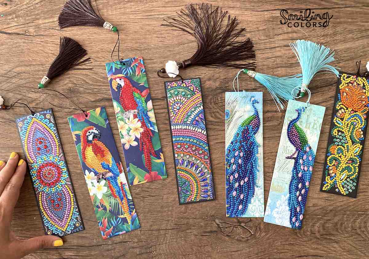 diamond art bookmark