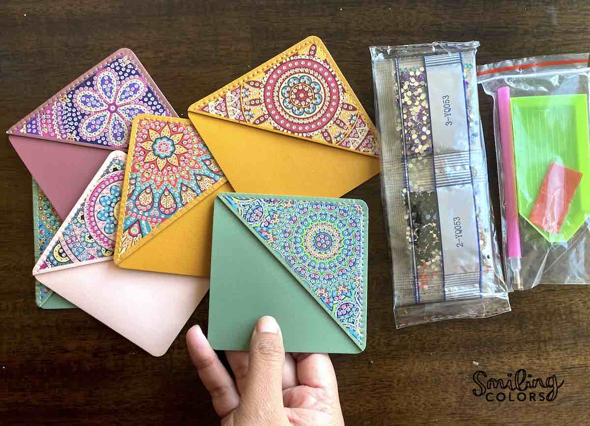 diamond painting corner bookmarks kit