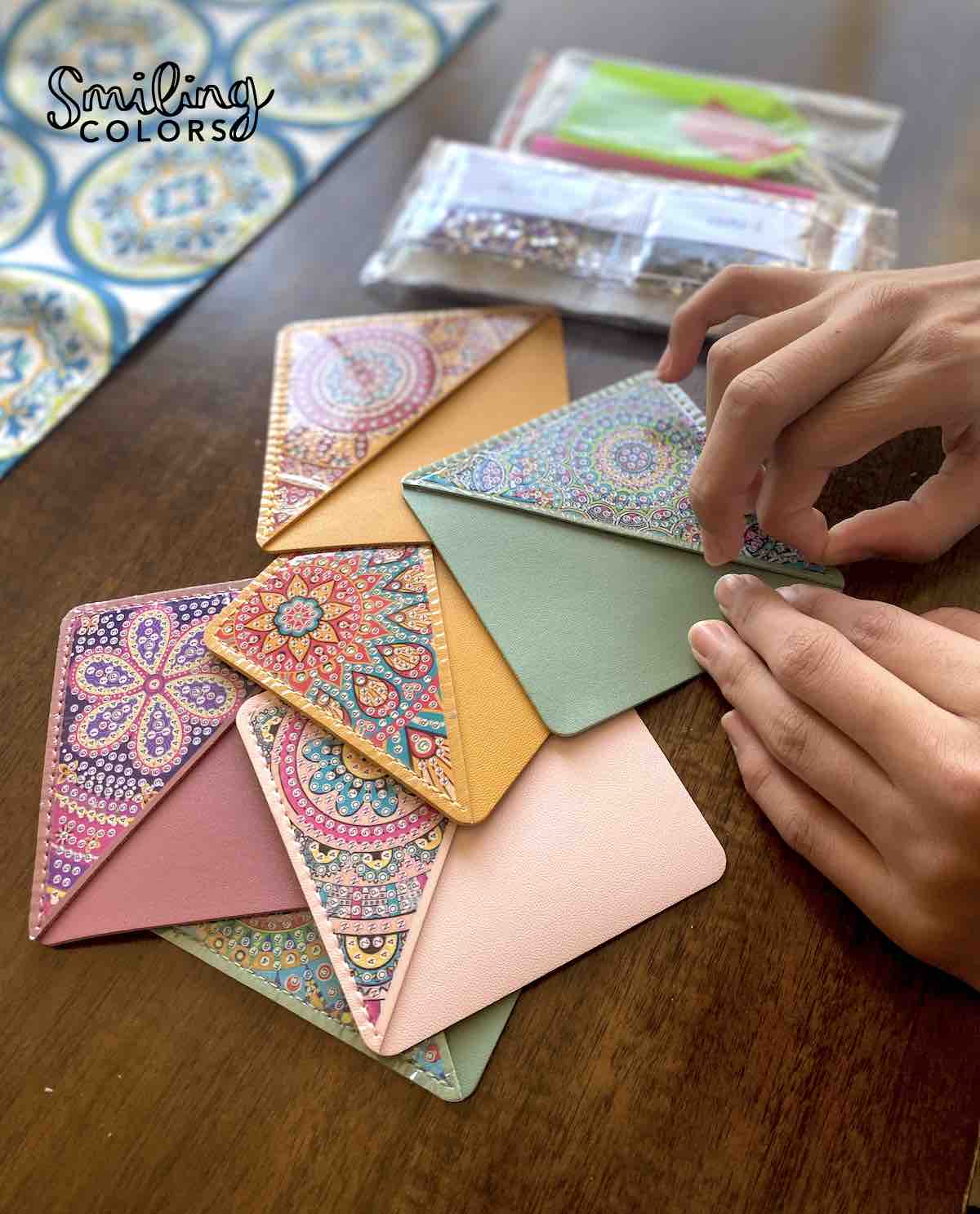 diamond painting corner bookmarks
