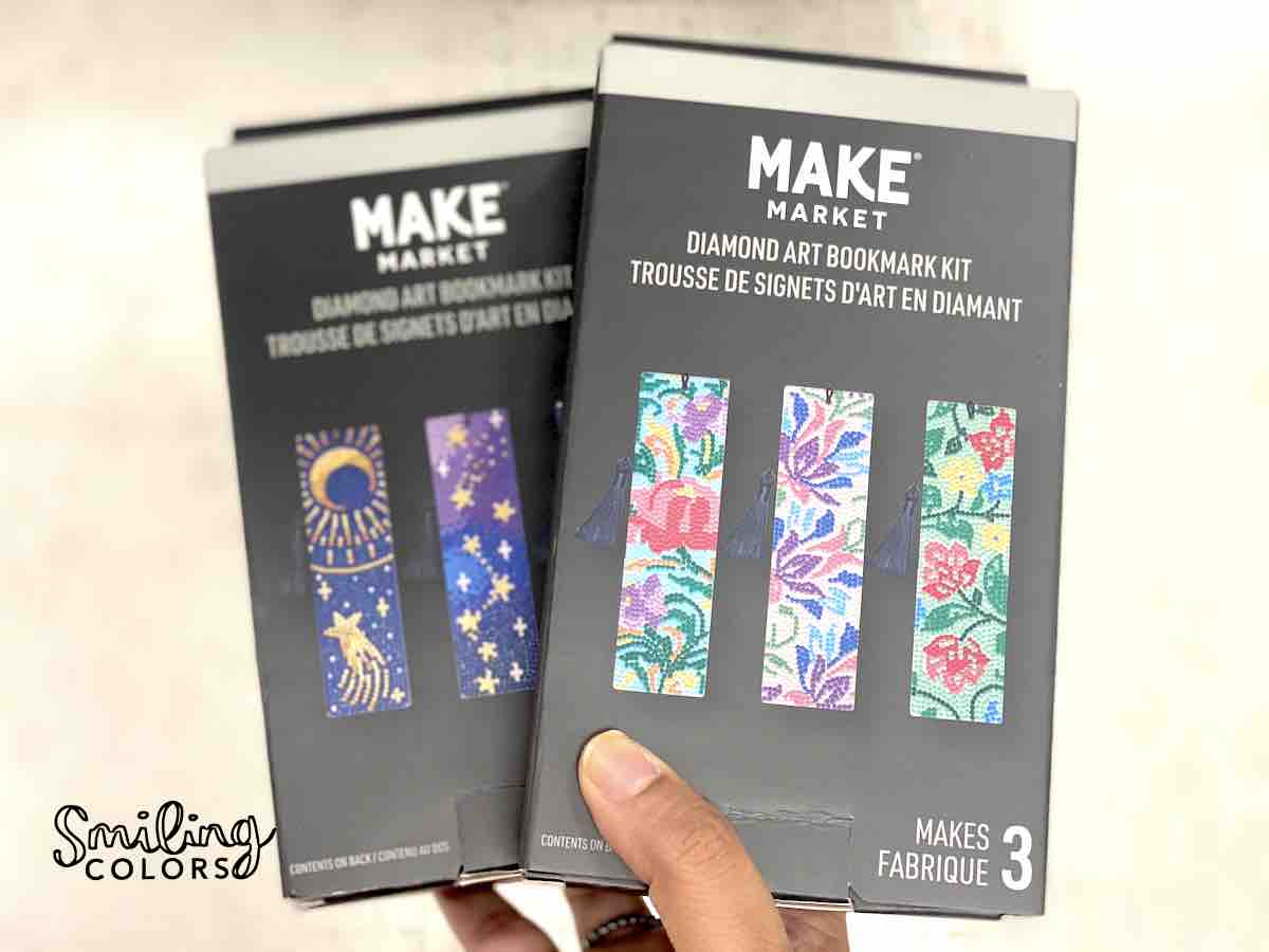 Make Market Diamond Art Bookmark