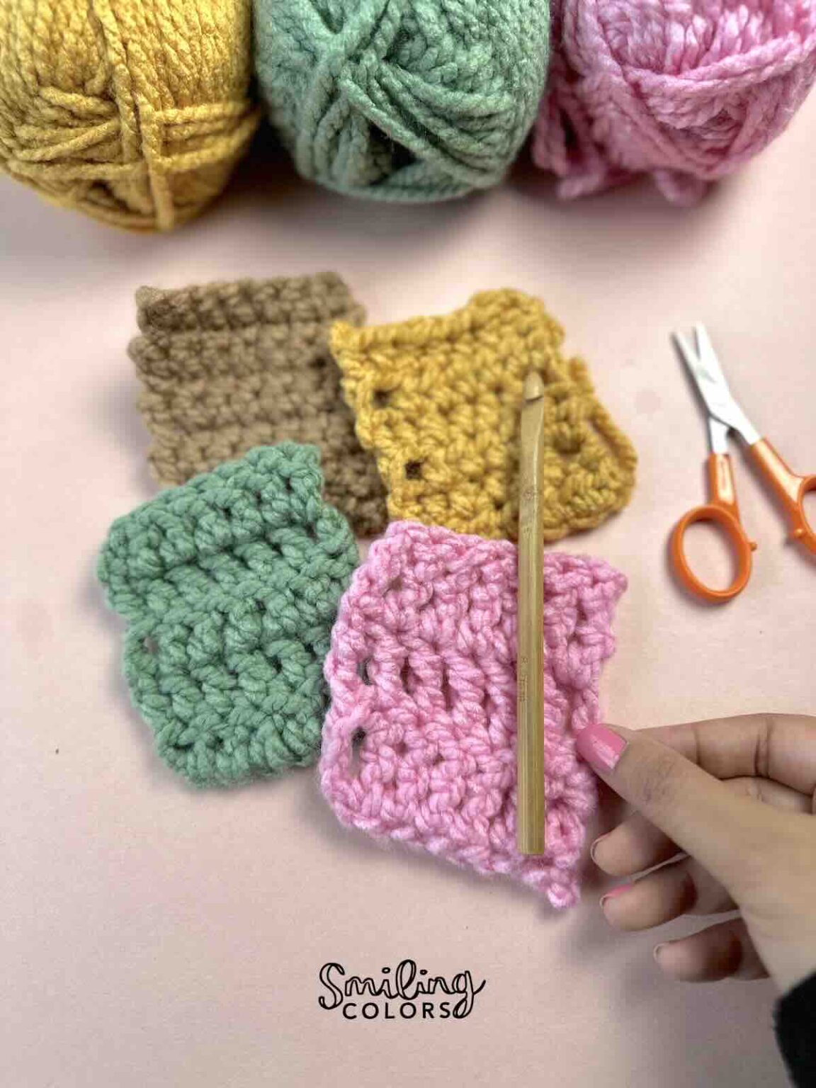 Crochet Basic Stitches Every Beginner Needs - Smiling Colors