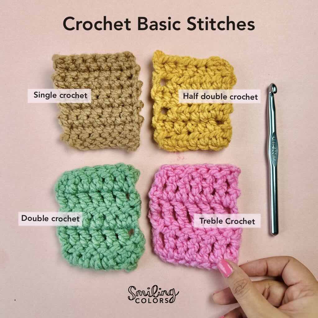crochet stitches to learn first