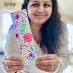how to paint watercolor flower bookmarks